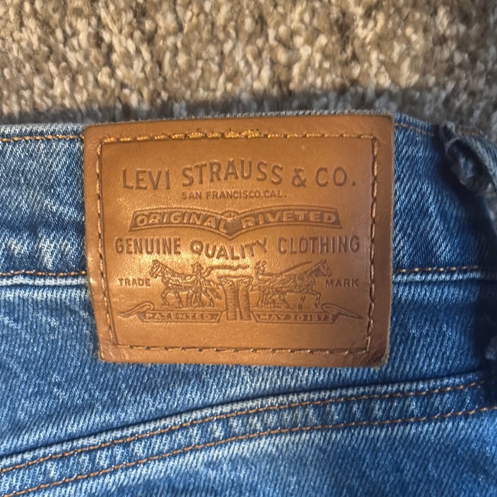 Levi's Blue Straight Leg Jeans Classic Style - Picture 8 of 8